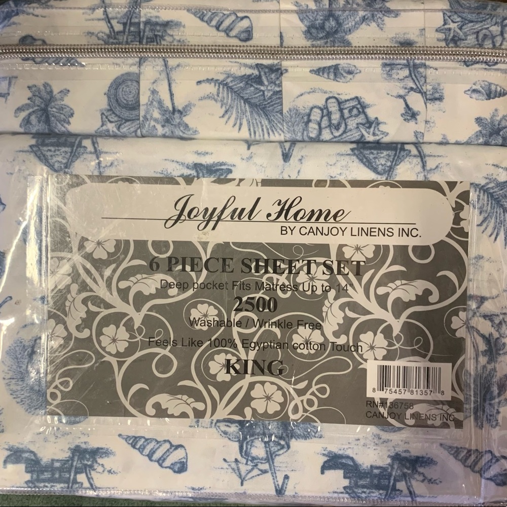 King 3 piece sheet set